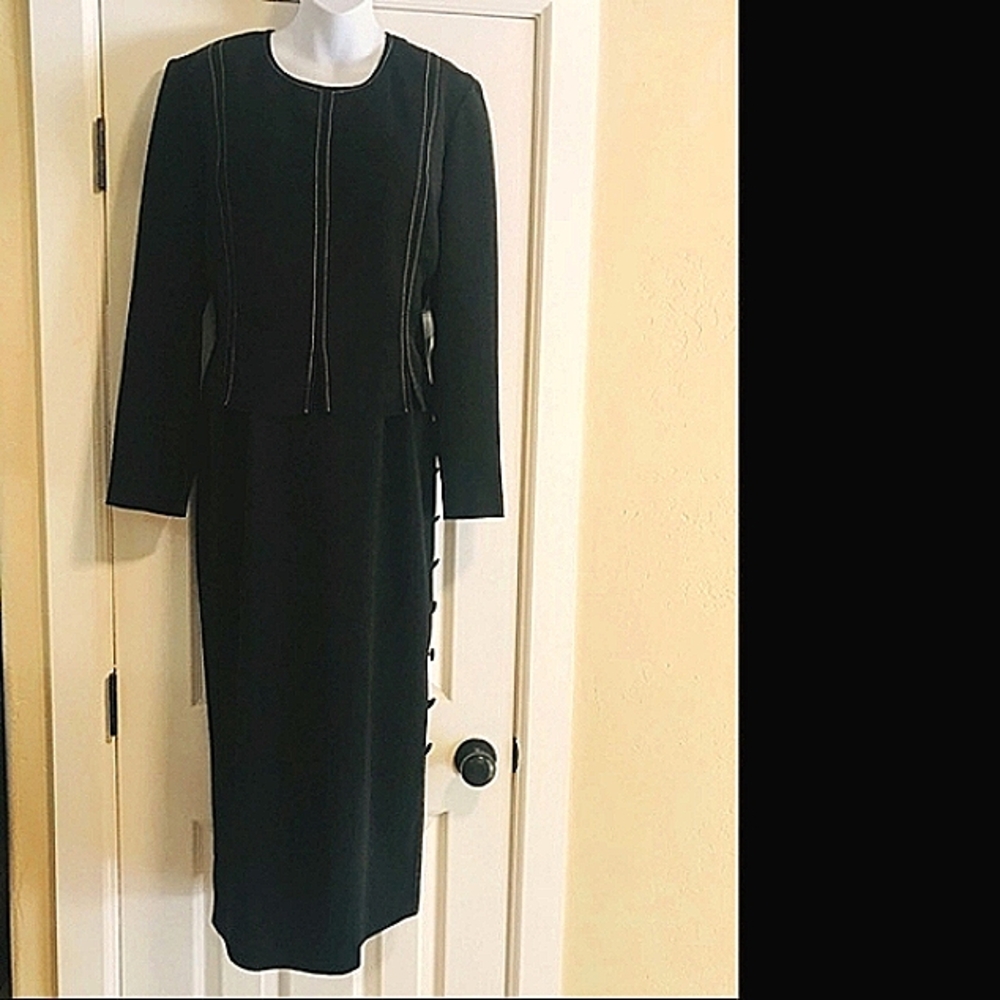 Julian Taylor CLASSY Black Maxi Dress- Sz 14